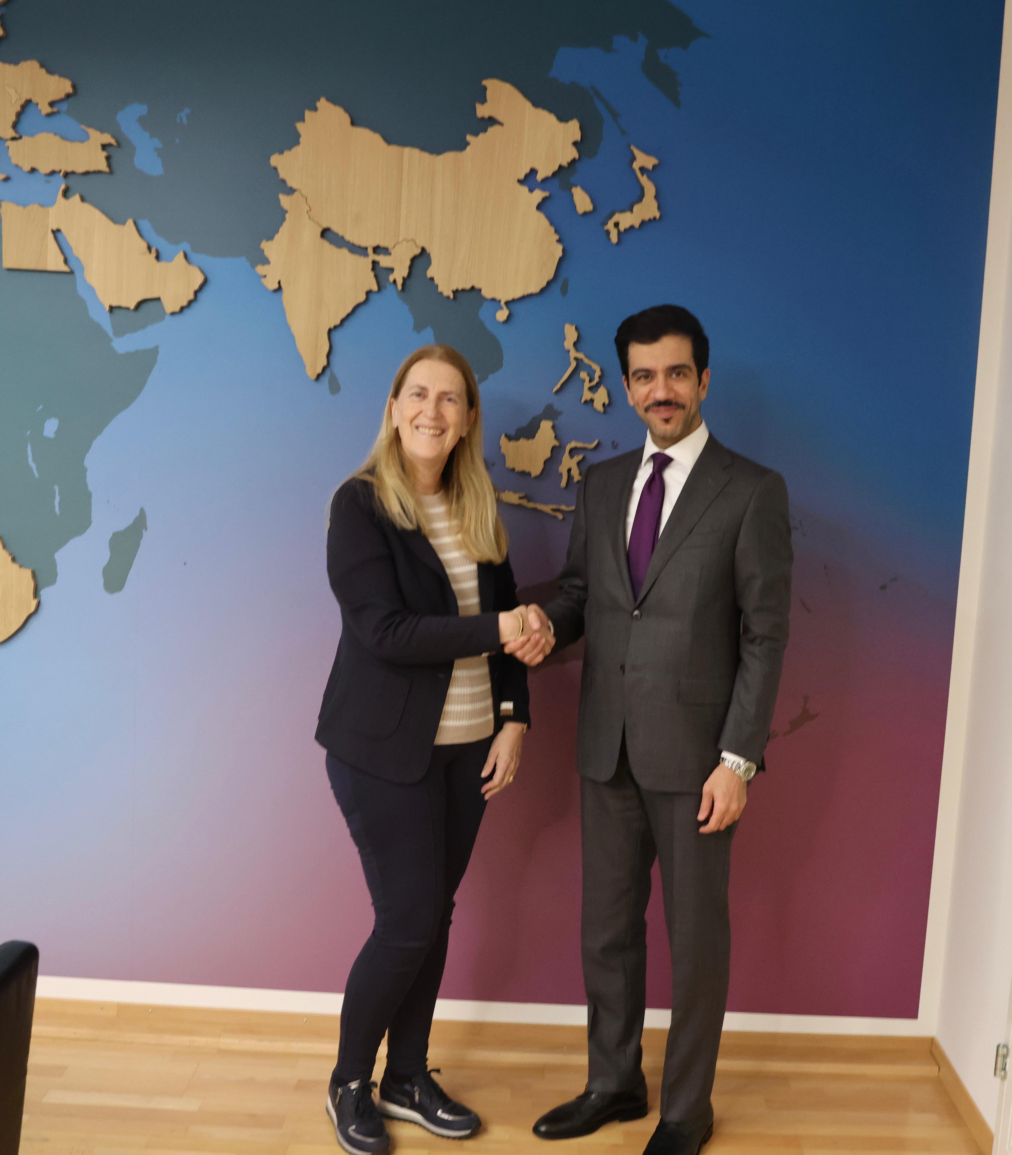 S.E. l’Ambassadeur Abdulrahman Aldawood a rencontré S.E. la Secrétaire d’Etat à l'économie suisse